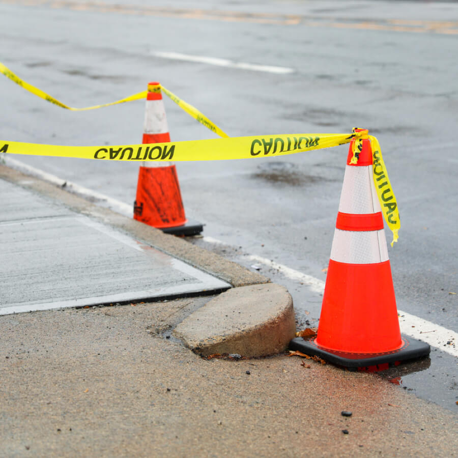 Caution cones